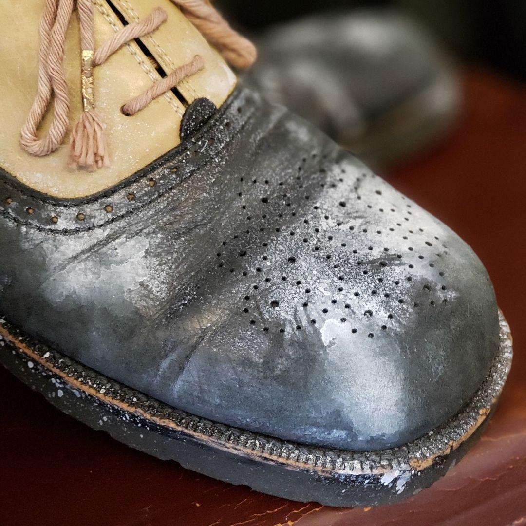 vintage dressshoes  Aging processing