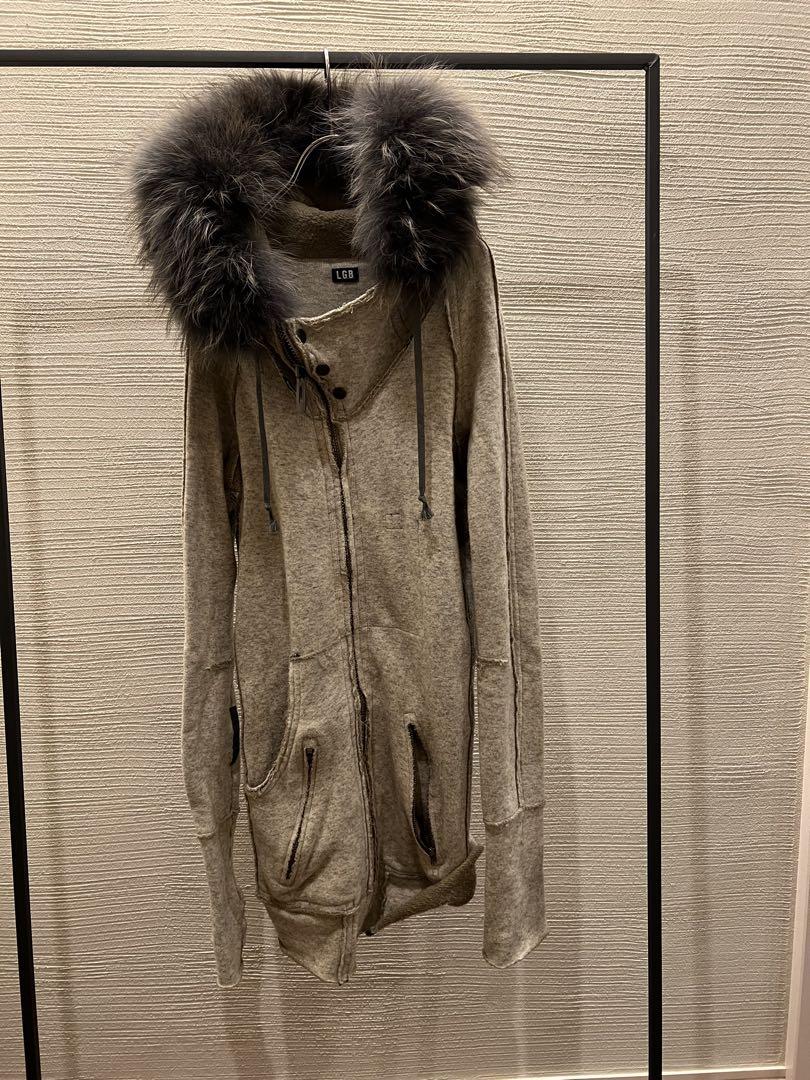 00s archive L.G.B. fur hoodie ファー パーカー