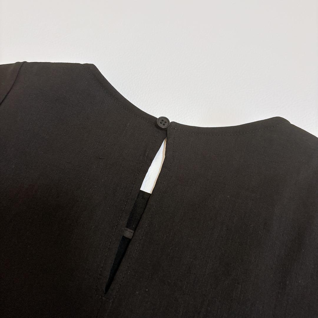 美品☆セオリーリュクス 2024年 ブラウス CRISP LINEN CALLY