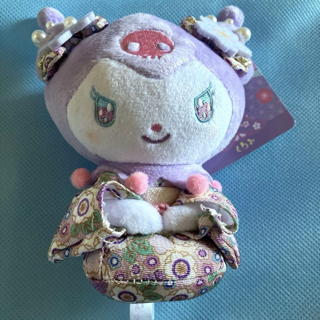 新品☆タグ付き　5体　サンリオ ゆめふわおもてなし　ボールチェーン ぬいぐるみ サンリオ ゆめふわぬいぐるみボールチェーン（クロミ） – きゃら