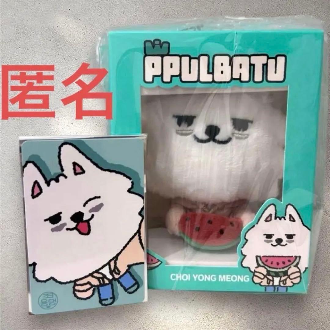 TXTプルバトゥ スイカ ヨンモン プラッシュキーリング トレカ