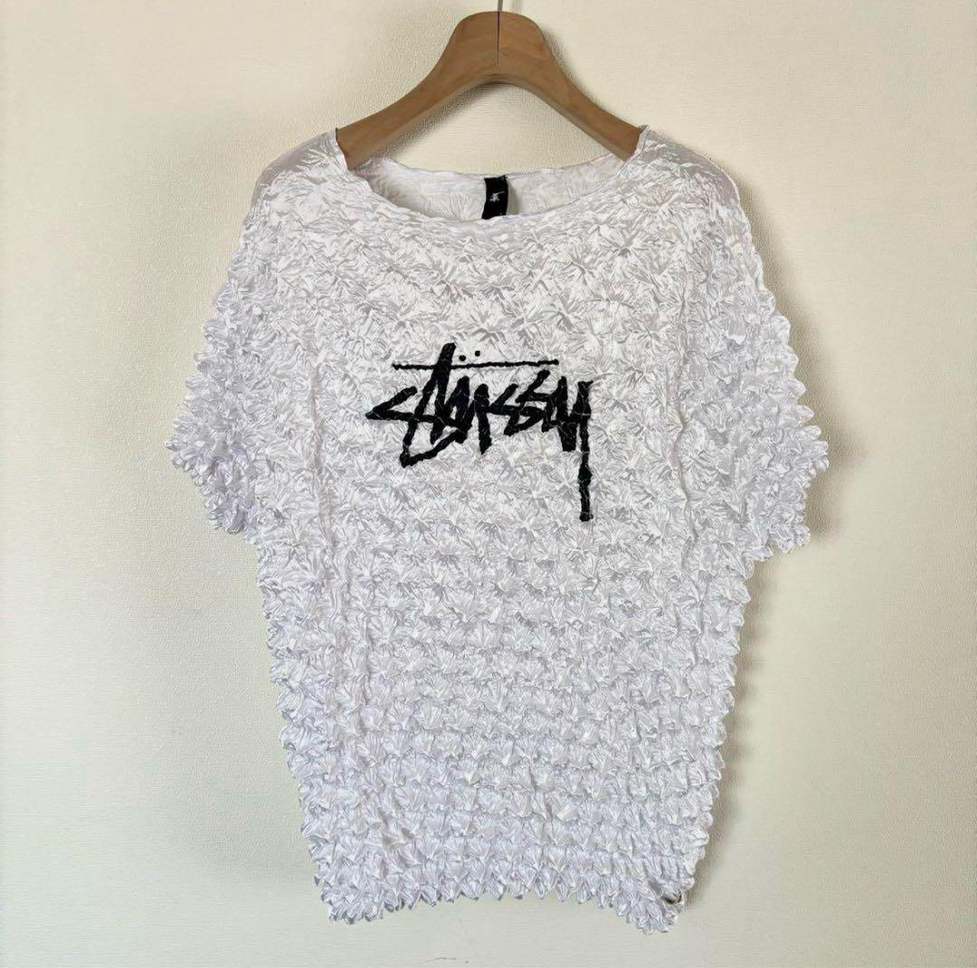 stussy ストューシー　women's レディース　ワッフルTシャツブラウス