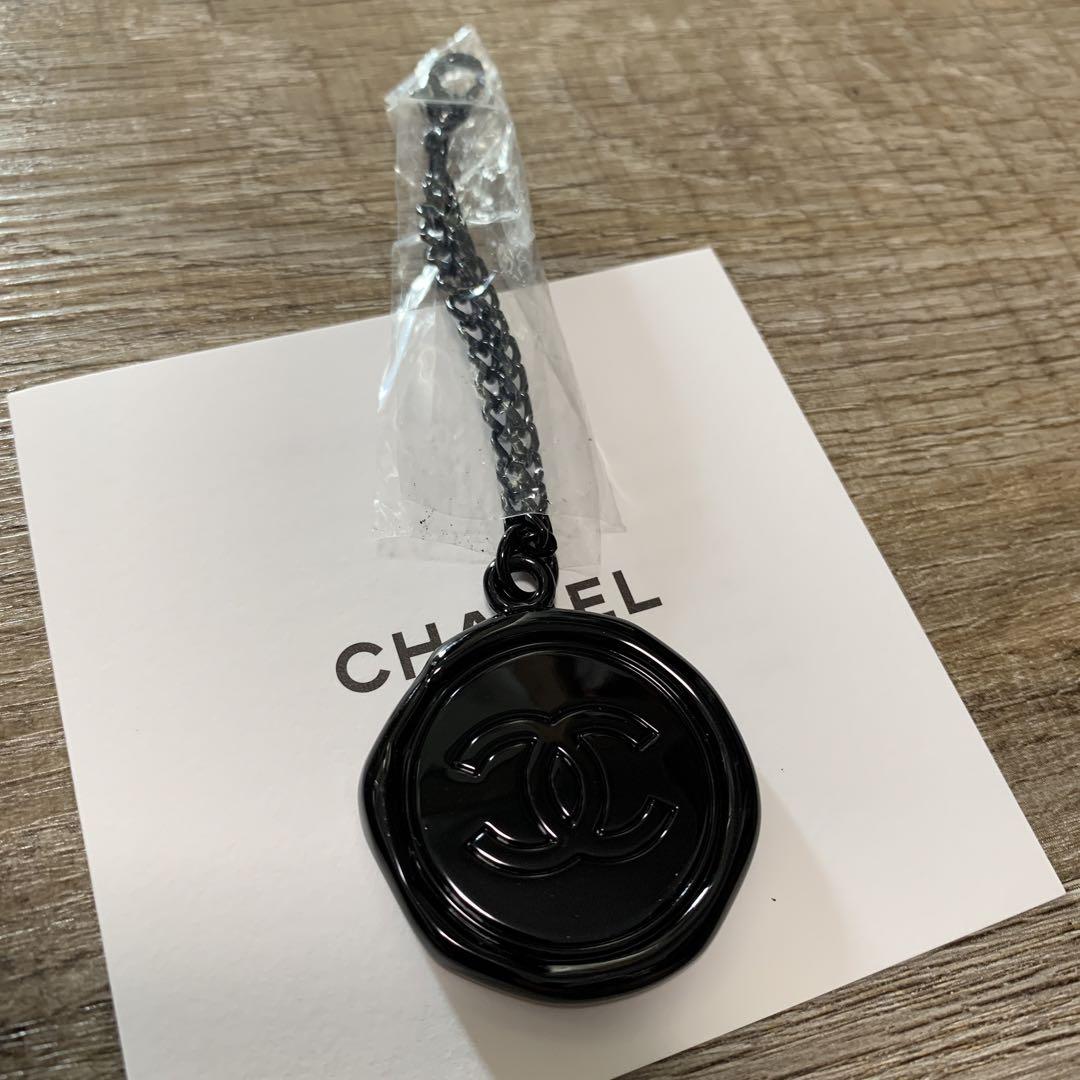 CHANEL キーホルダー ブラック ココマーク