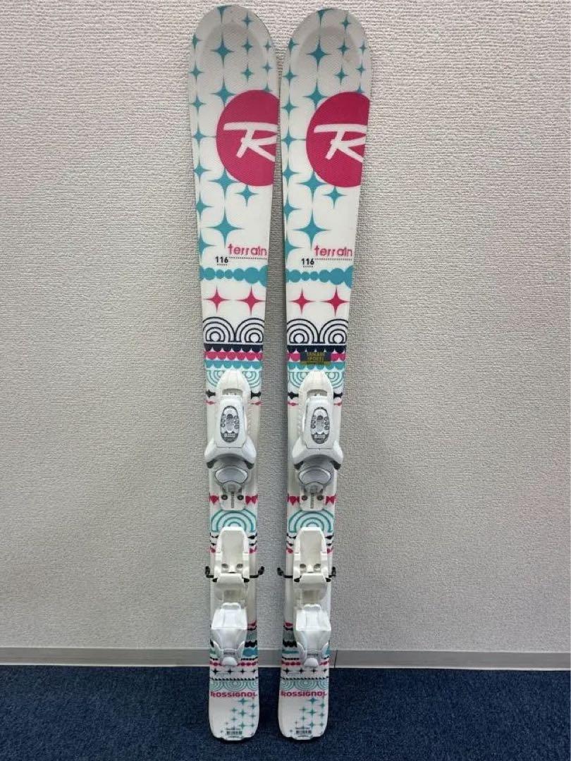 程度良好 ロシニョール terrain girl 116 kids スキー板 程度良好 ロシニョール terrain girl 116 kids スキー板