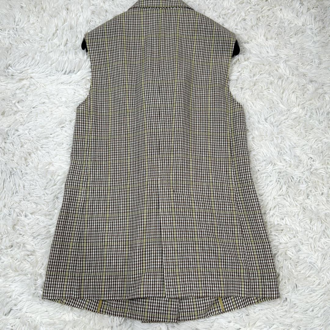 【美品】トゥモローランド 22SS 完売品 ダブルブレストジレ リネン混