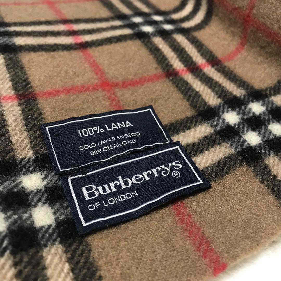 バーバリー BURBERRY ノバチェック　マフラー　キャメル