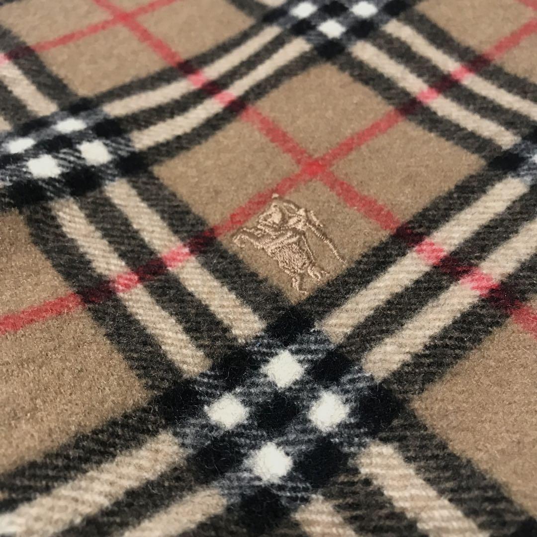 バーバリー BURBERRY ノバチェック　マフラー　キャメル