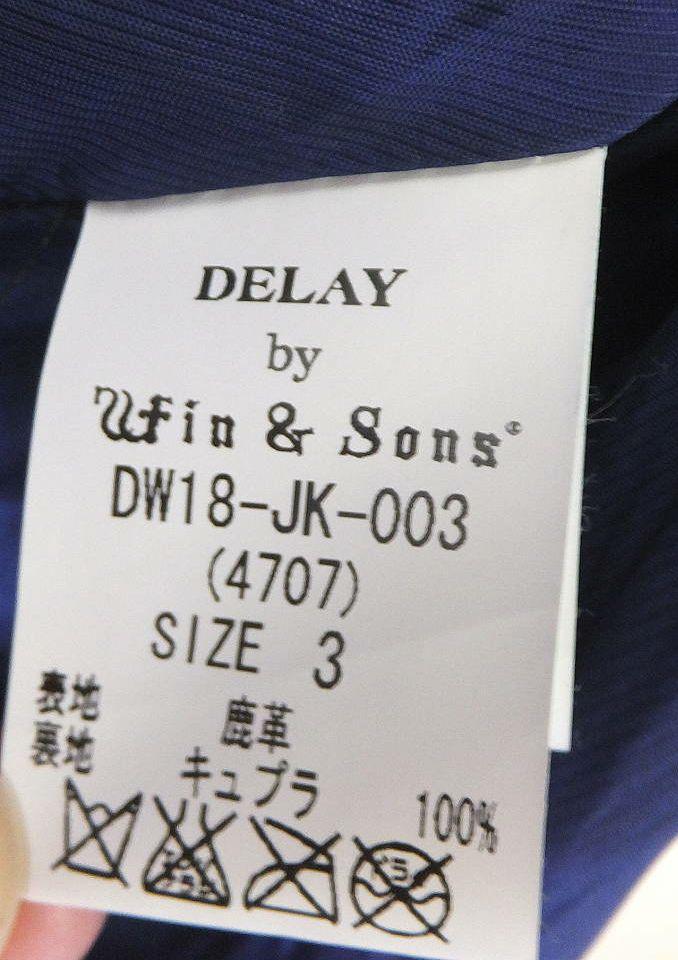 DELAY by Win&Sons DEERSKIN レザー oceans
