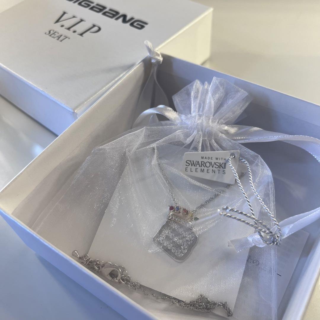 【新品未使用】BIGBANG SWAROVSKIネックレス　名古屋ドーム　非売品 新品未使用】BIGBANG SWAROVSKIネックレス 名古屋ドーム 非売品