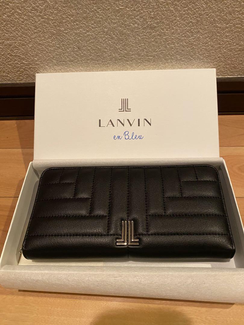 ランバンオンブルー　長財布　黒