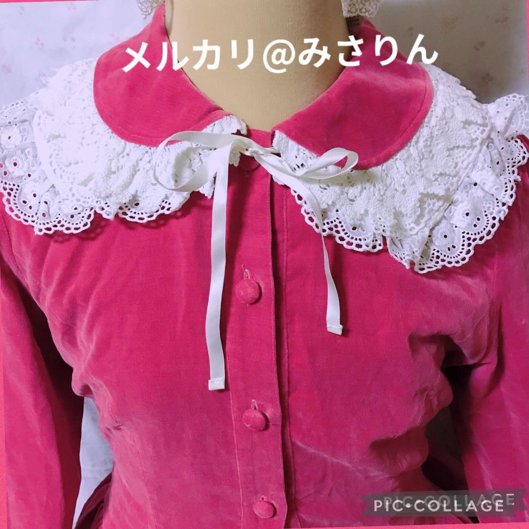 初期 ベイビーザスターズシャインブライト 別珍 ワンピース 希少 ローズ パニエ