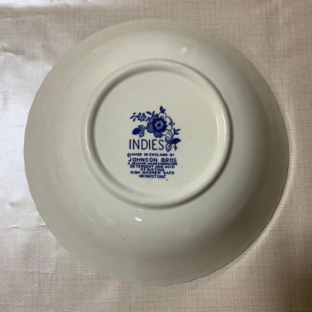 ジョンソンブラザーズ インディーズブルー 12点セット アンティーク
