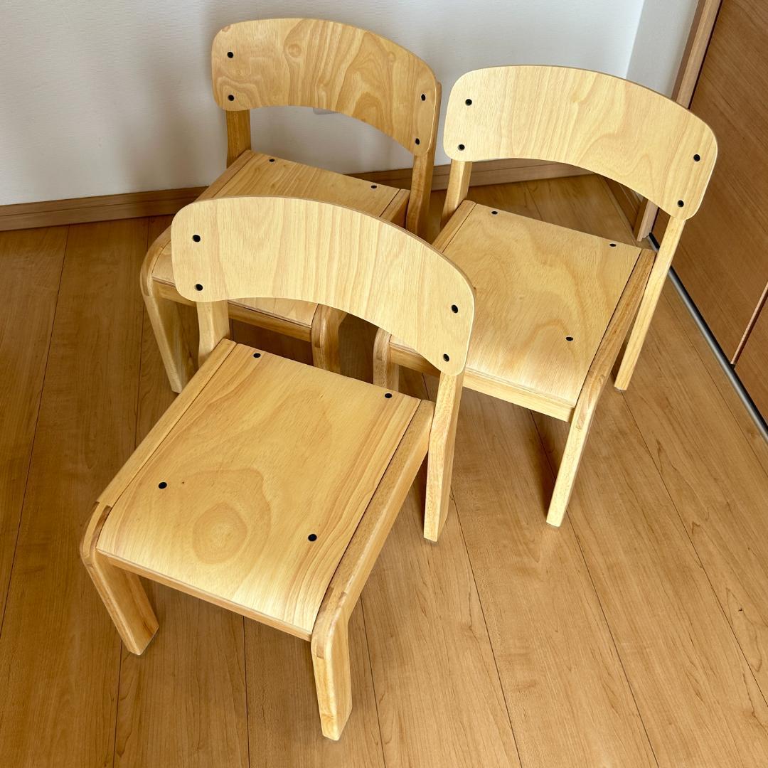学研　幼児用　イス 3脚　（新品）