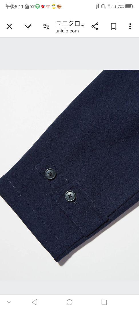 【美品】ユニクロ UNIQLO +J ウールオーバーサイズ ダッフルコート L