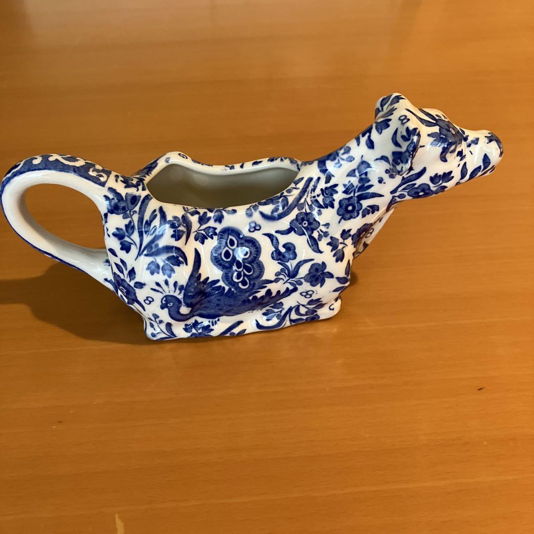 美品　バーレイ　リーガルピーコック　カウクリーマー（ミルクピッチャー）