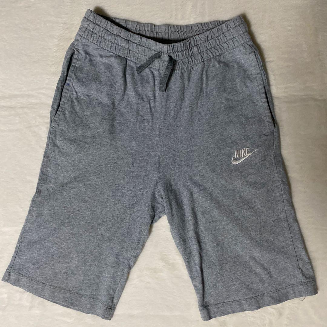 Nike 黒タグ ヨルダン製 グレー スエットハーフパンツ