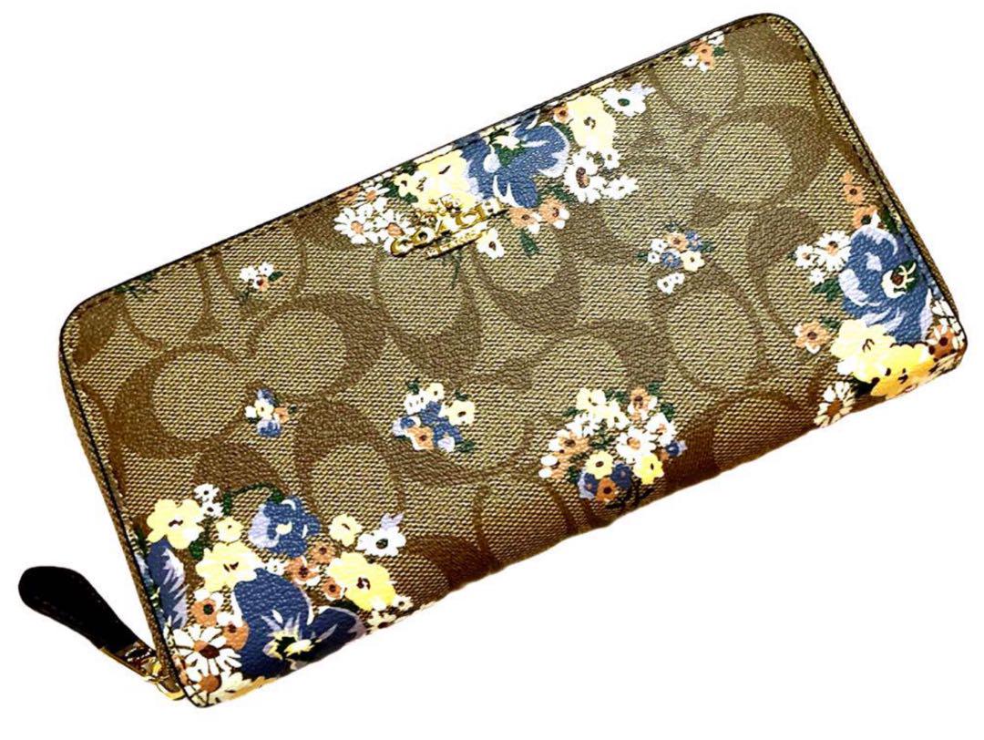 新品未使用 COACH ラウンドファスナー 花柄 長財布 COACH 長財布 ラウンドファスナー 花柄(新品/未使用)｜Yahoo