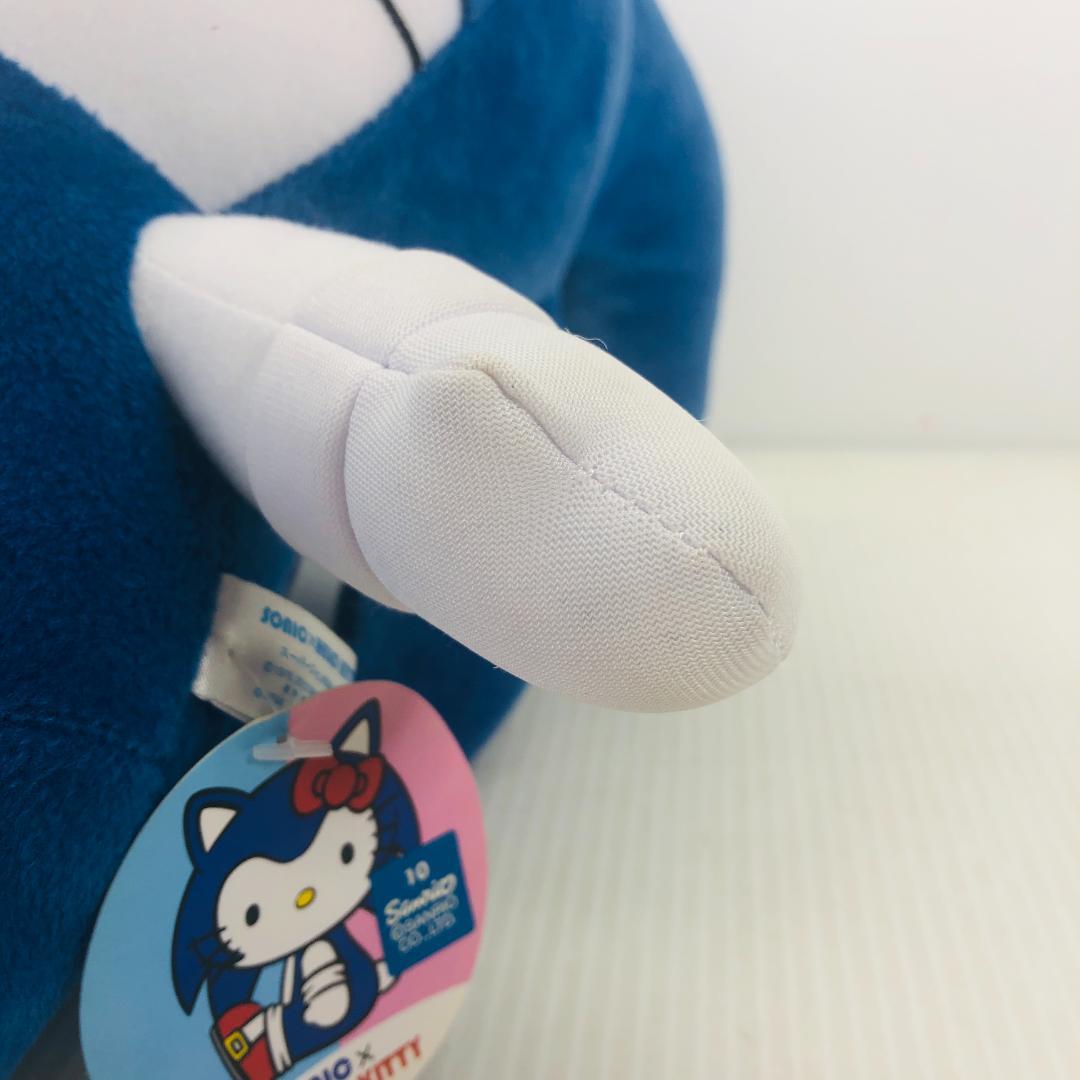 ソニック×キティ　スーパージャンボぬいぐるみ タグ付】 ソニック キティ スーパージャンボぬいぐるみ