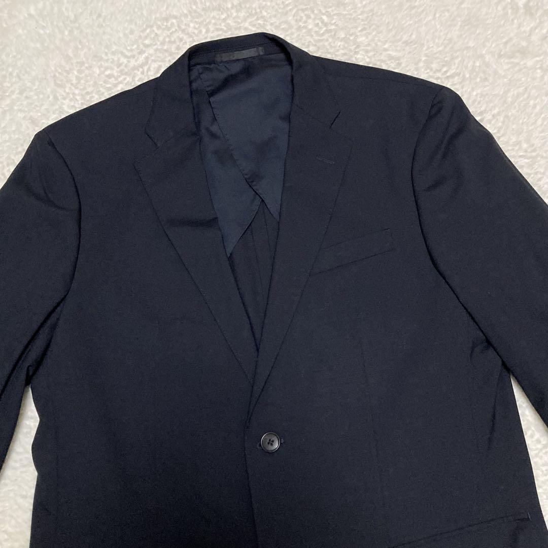 極美品　ユニクロ　ウールブレンドストレッチ セットアップスーツ　Size L