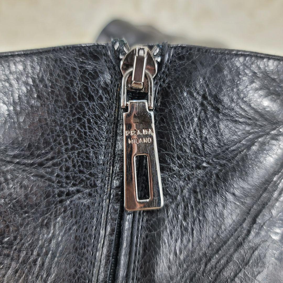 PRADA 黒 ヒールブーツ サイズ 37