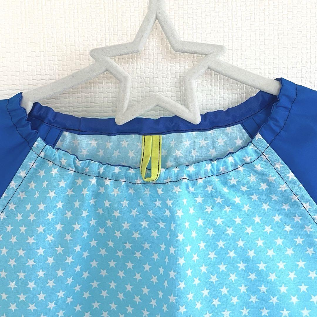 ハンドメイド★半袖スモック M (100〜110cm)