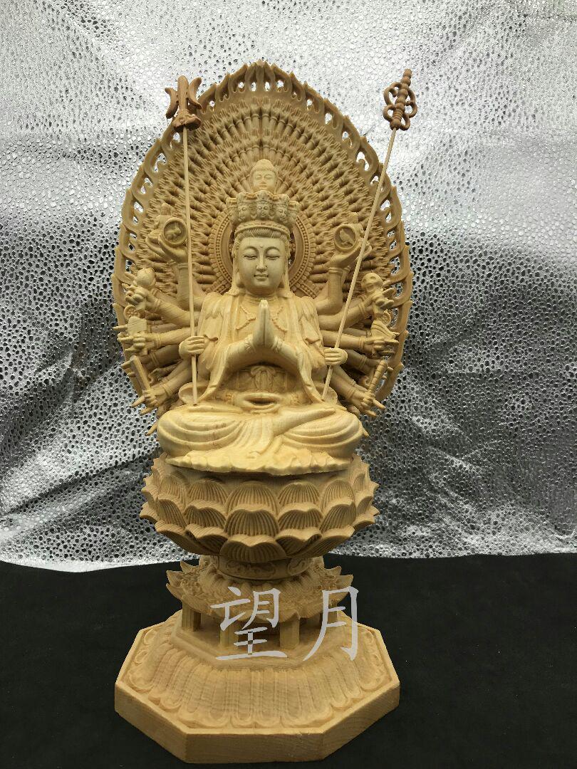 お年玉セール特価 蓮華丸台座- 仏像坐像 仏教工芸品 仏教美術品 如意輪