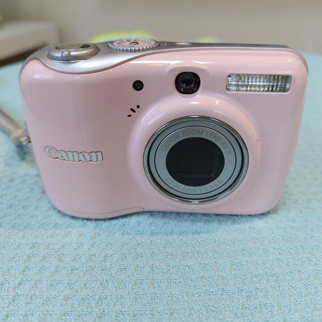 Canon PowerShot E1 ピンク　オールドコンデジ　レトロ