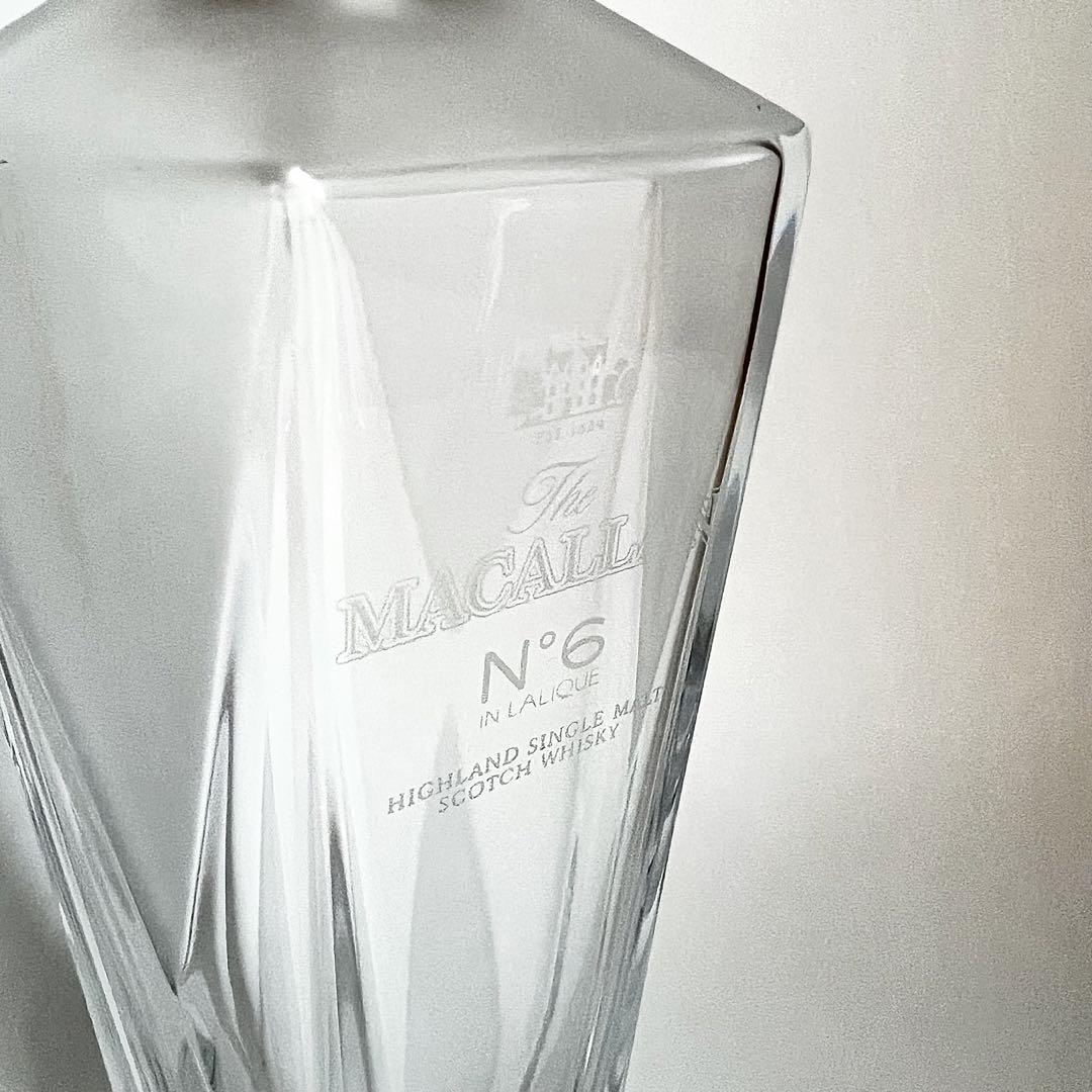 ザ・マッカラン　No.6 ラリック　デキャンタ　空瓶　43%700ml ザ・マッカラン No.6 ラリック デキャンタ 空瓶 43% 700ml（ザ
