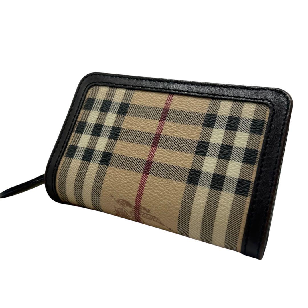 BURBERRY チェック柄 二つ折り財布