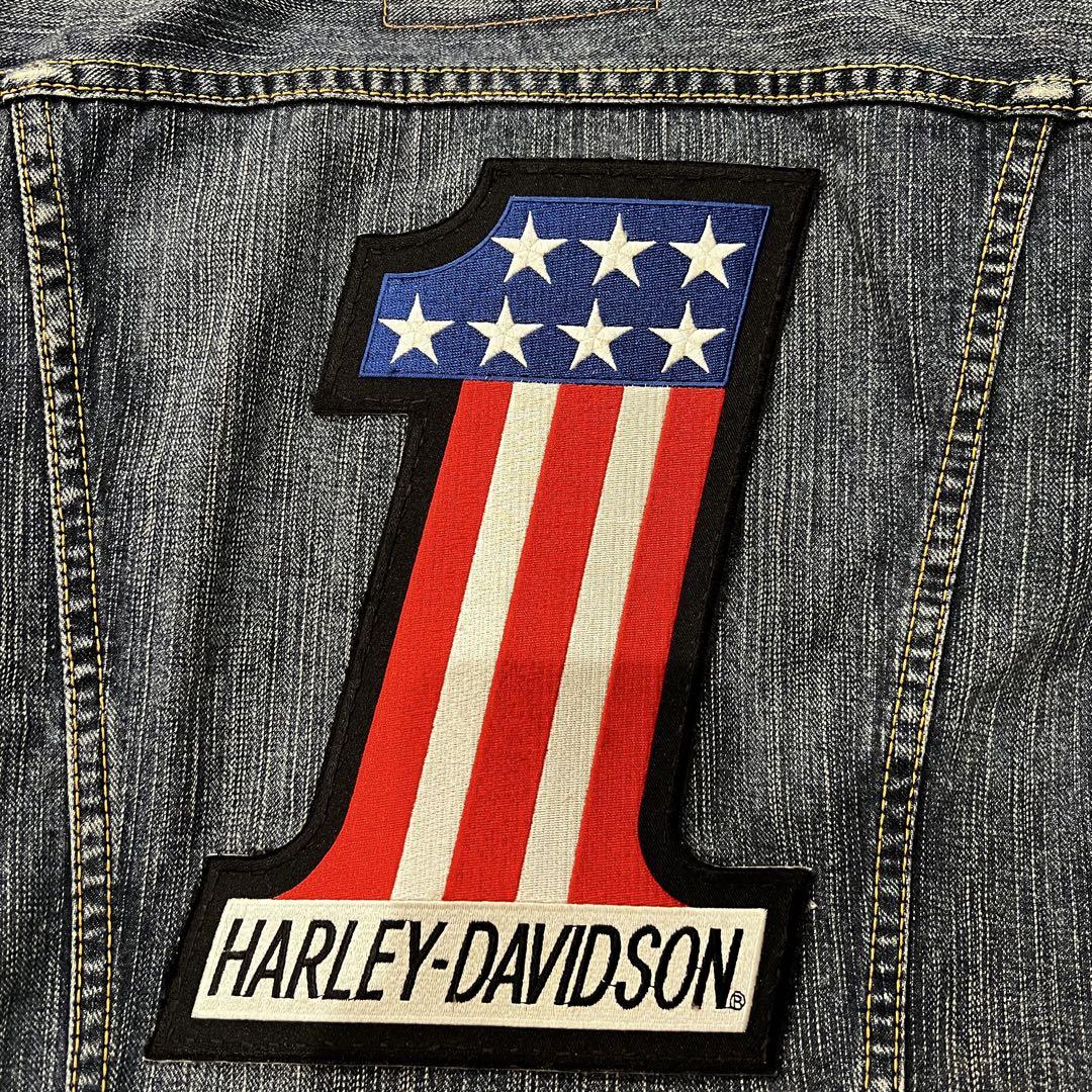 ドラ吉⭐️美品　激レア⭐️ Harley-Davidson EDWIN デニム