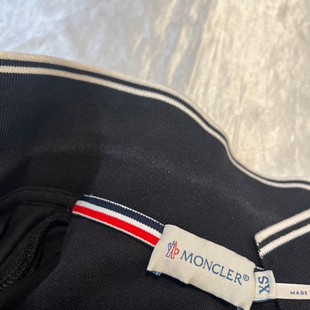 モンクレール ポロシャツ 黒 XS 日本サイズS ハワイ購入 【希少
