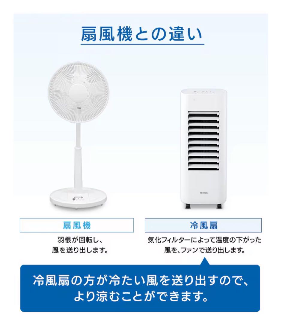 【美品】アイリスオーヤマ　冷風扇　値下げ◎