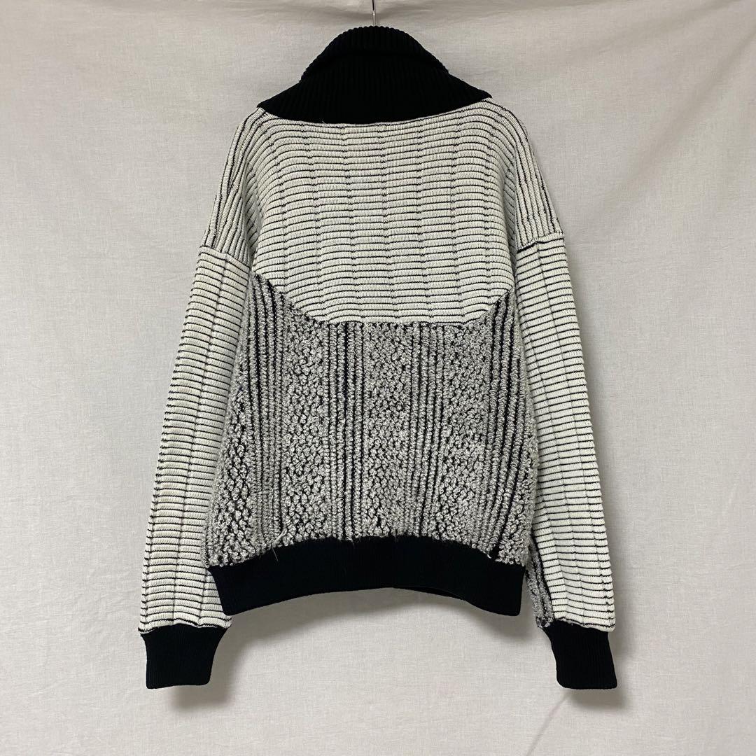 Vintage レザー×ニット