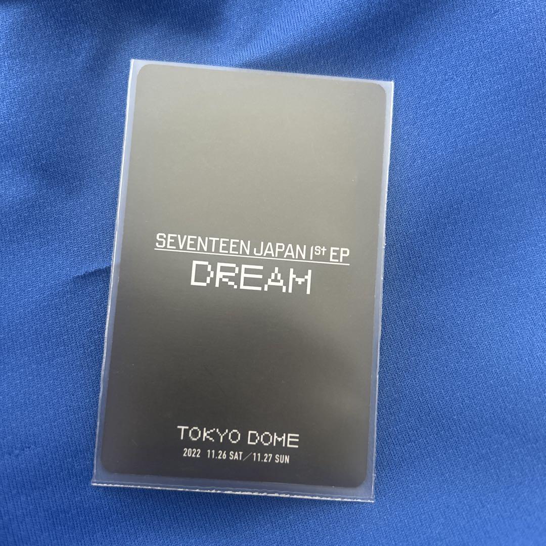 ジョンハン DREAM トレカ 会場限定 東京ドーム セブチ DREAM 会場限定 東京ドーム トレカ ジョンハン SEVENTEEN