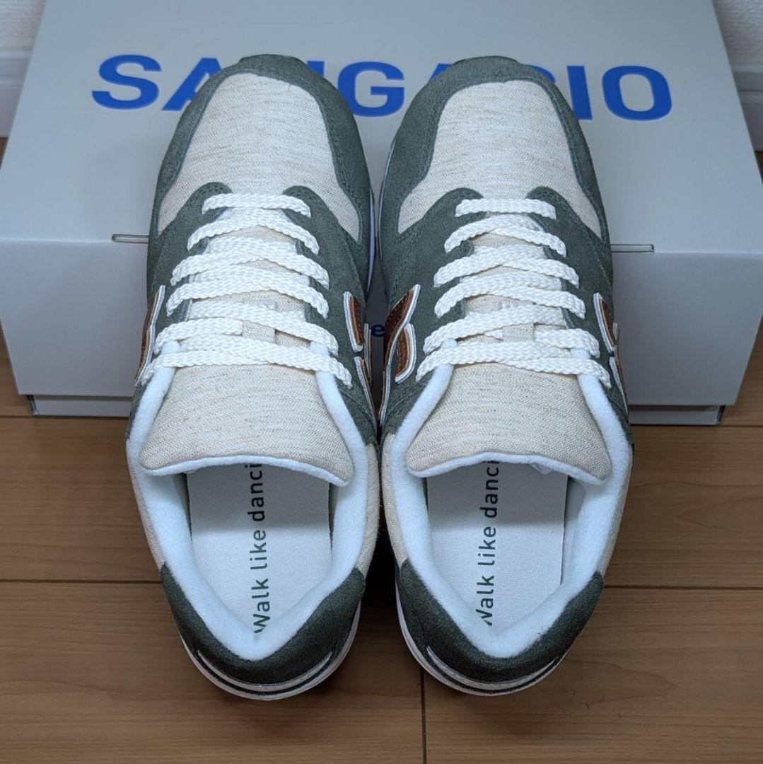 SANGACIO にゅ〜ず『Linen×Olive 』新作スニーカー23センチ にゅ～ず 『Linen×Olive』 | SANGACIO