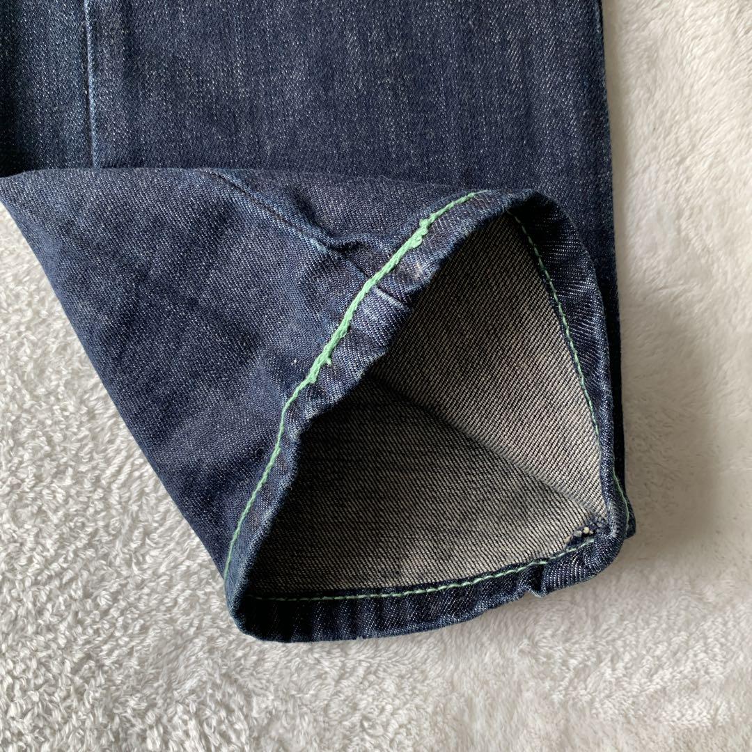 超希少 美品！EVISU PARIS エヴィス デニム パンツ ジーンズ レザー