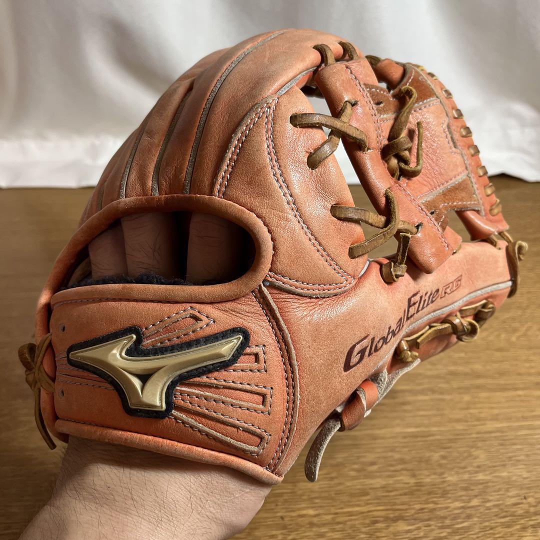 ミズノ グローバルエリート 少年軟式 グローブ グラブ 内野用 坂本モデル 良品