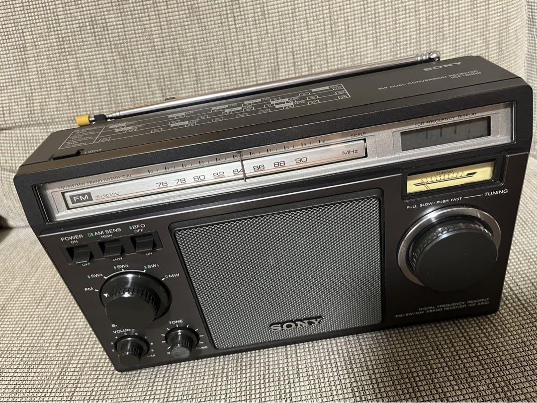 【送料無料】SONY ソニー ラジオ ICF-6500 （取扱説明書、箱あり）