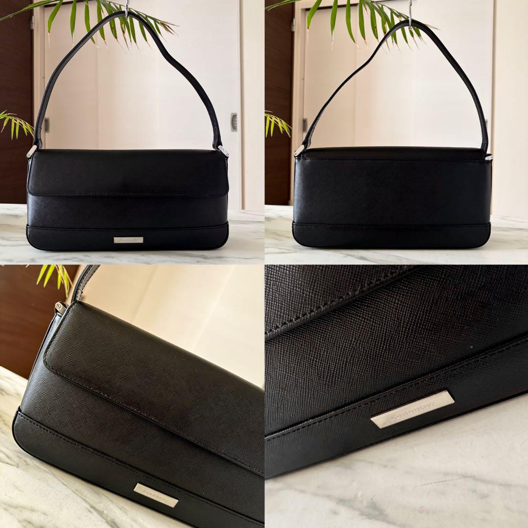 新品同様 BURBERRY バーバリー レザーショルダーバッグ