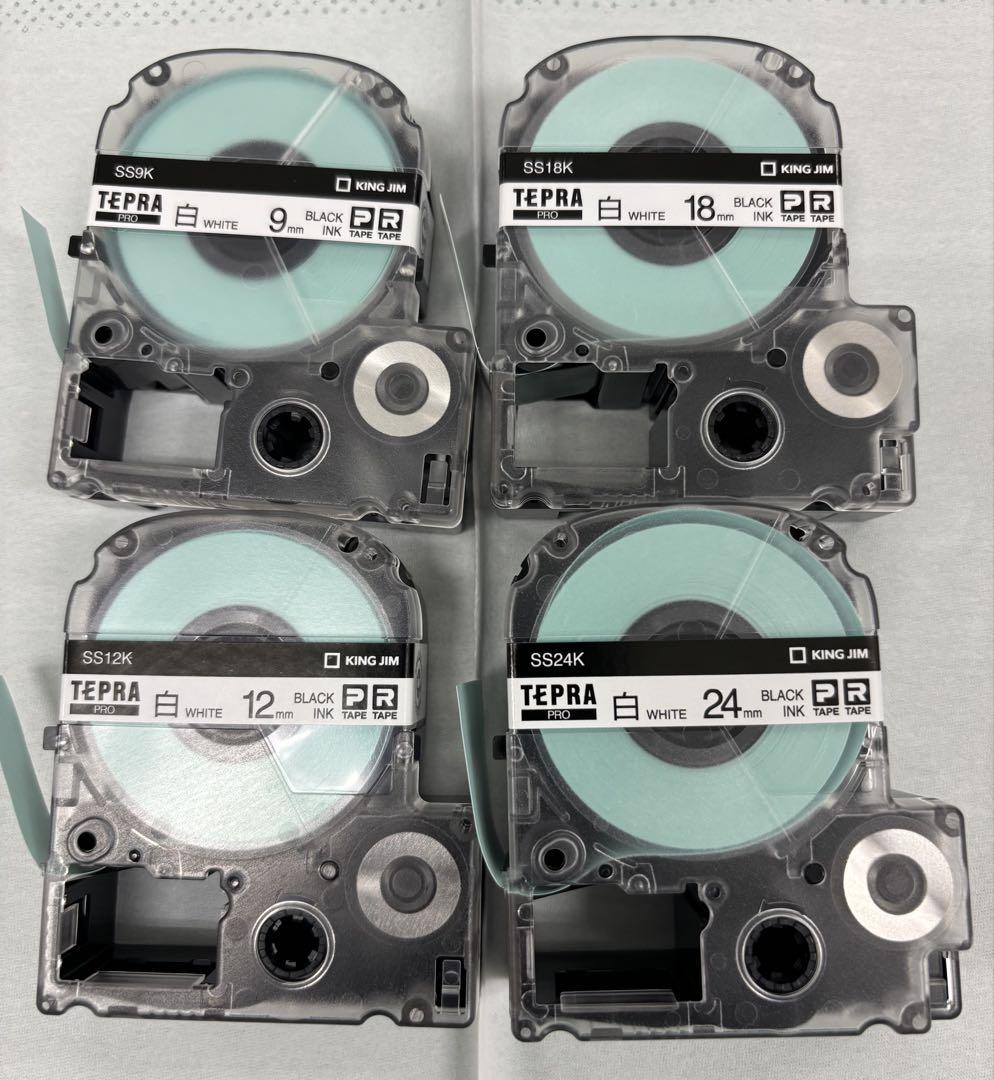 テプラテープ9,12,18,24mm 新品