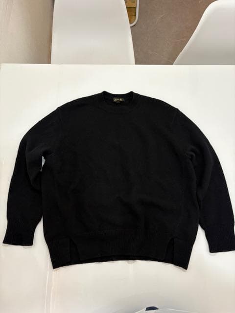 ドゥロワー DRAWER カシミア ニットセーター ブラック 2M Drawer