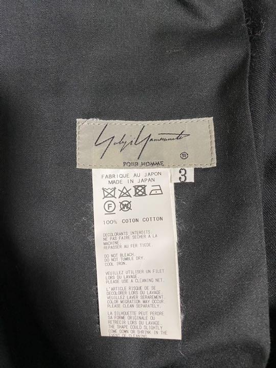シワがあり yohji yamamoto pour homme B-定番ヒモパンツ 1Z50N-m89408978839 はありませ