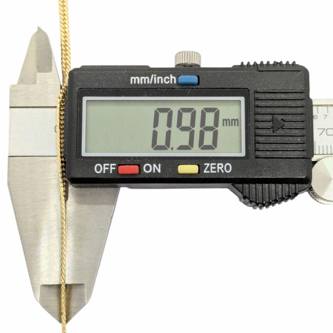 喜平 ネックレス K18 6面 ダブル 10.1g 50cm 造幣局刻印入り