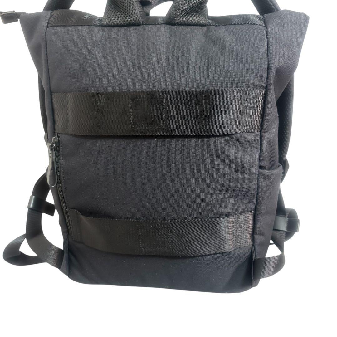 MILESTO STLAKT バックパックM ヘザーブラック 撥水 PC収納