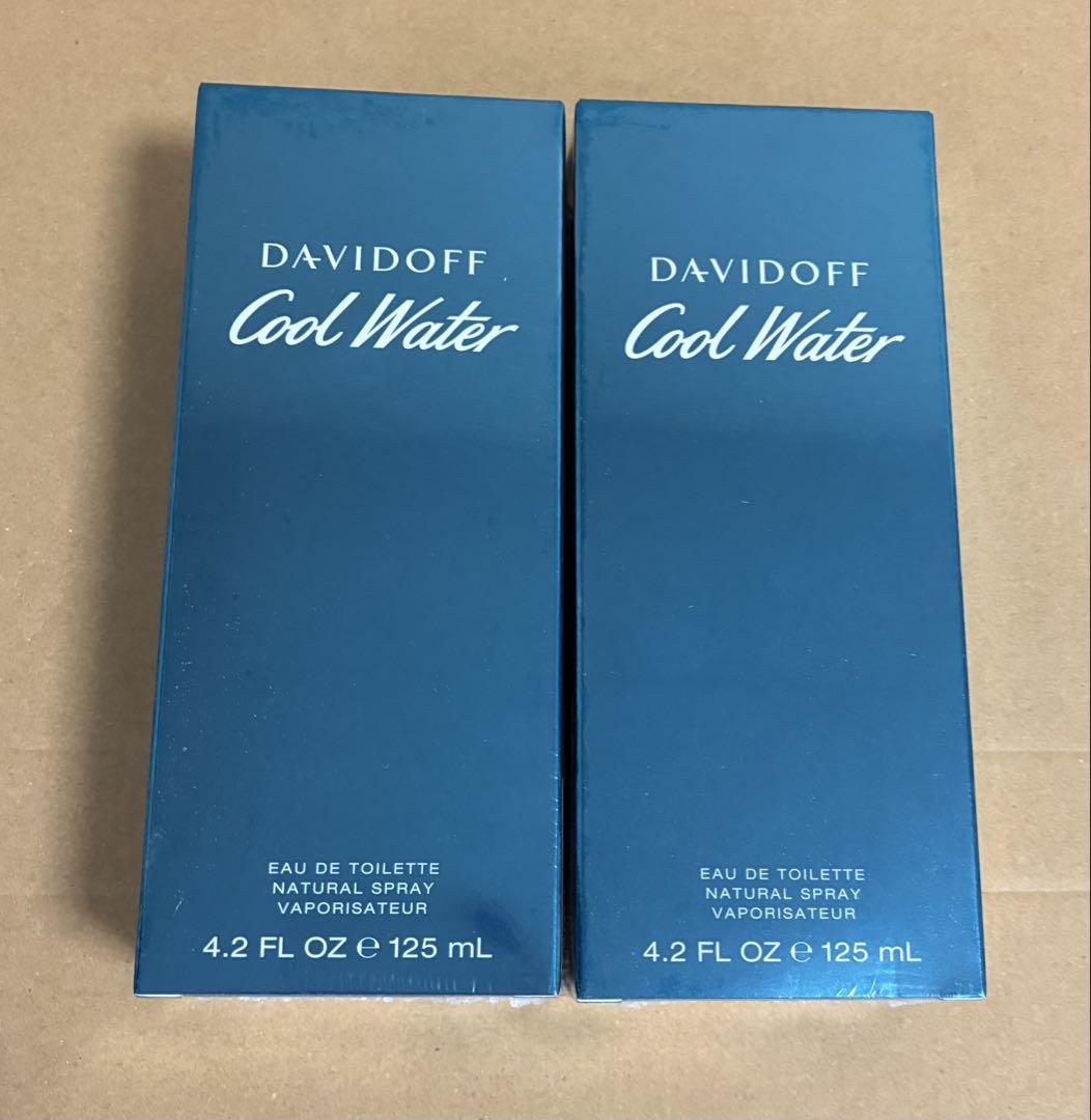 ◆新品◆ ダビドフ クールウォーター EDT 125ml ×2本◆送料０！