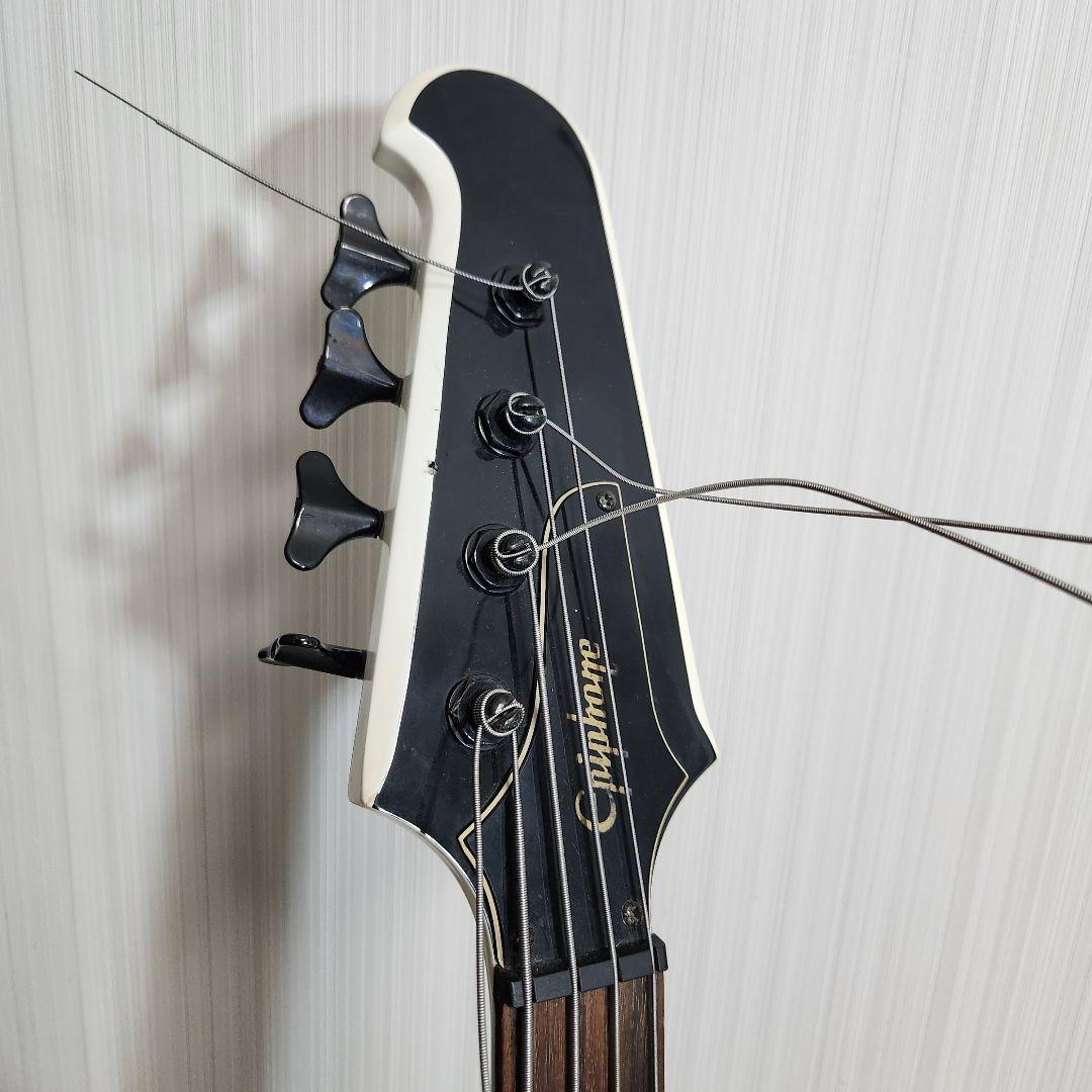 逸品☆epiphone Thunderbird サンダーバード エレキベース 白