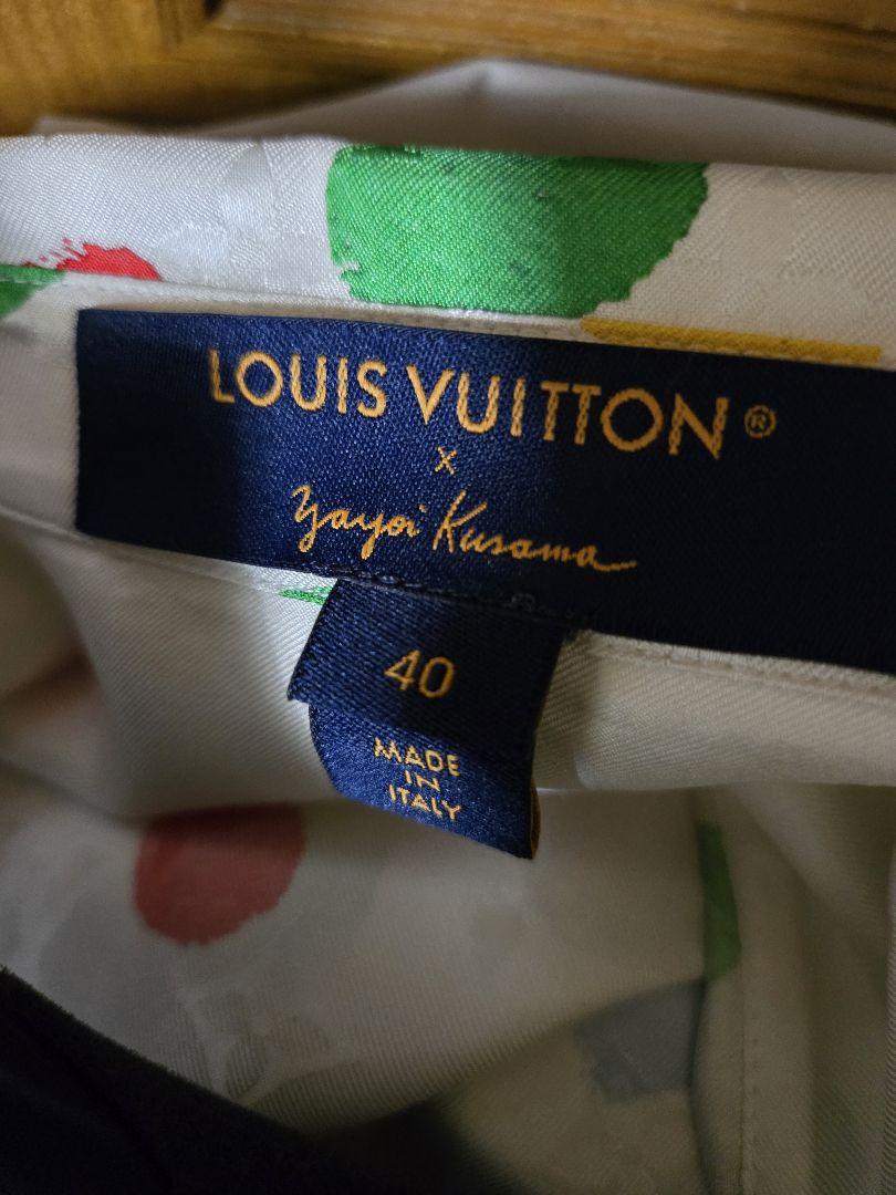 ★Louis Vuitton x 草間彌生 ドット シルクシャツ ルイヴィトン トップス 草間弥生 コラボ LV × YK インフィニティ