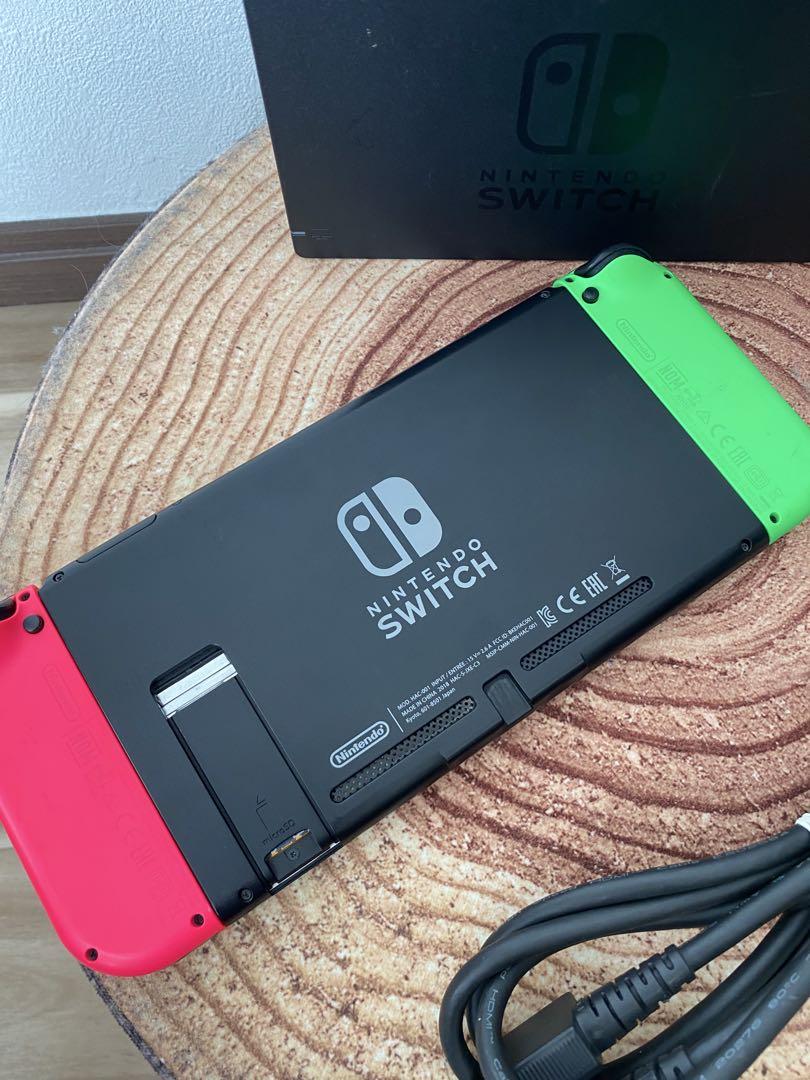 Nintendo Switch ニンテンドースイッチ本体　GRN/PNK 箱無し