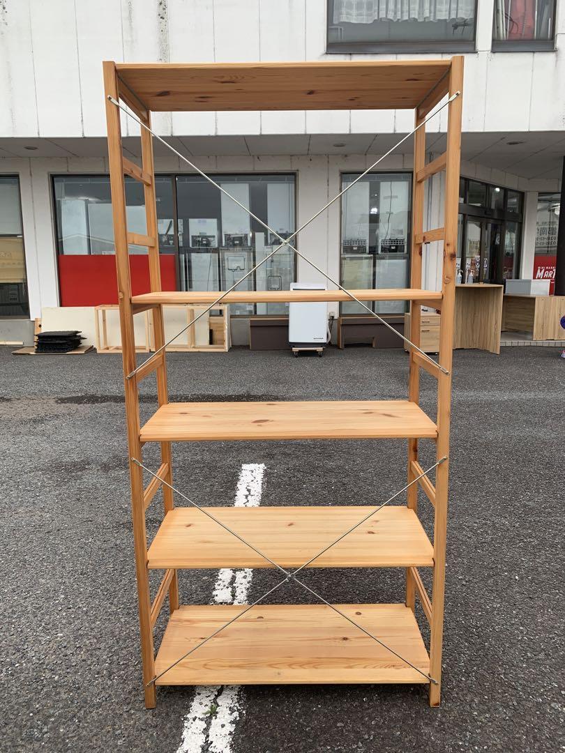 MUJI 無印良品 パイン材ユニットシェルフ