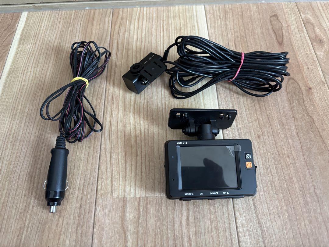 COMTEC ZDR-015 ドライブレコーダー　リヤカメラ付き